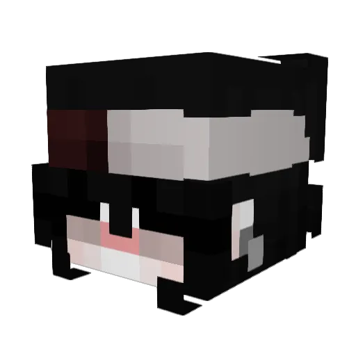 stickBLATANT Minecraft avatar head, 3D render