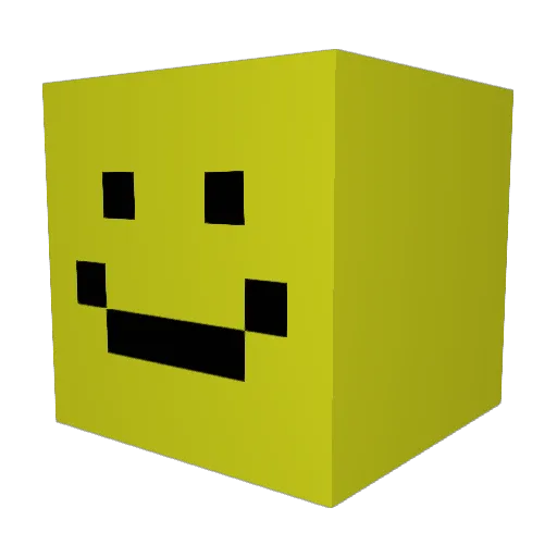 stickkik Minecraft avatar head, 3D render
