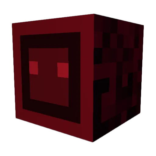 stickmun Minecraft avatar head, 3D render
