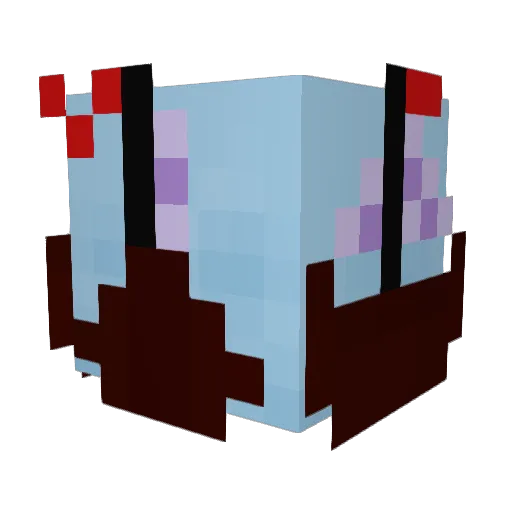 sticktome Minecraft avatar head, 3D render