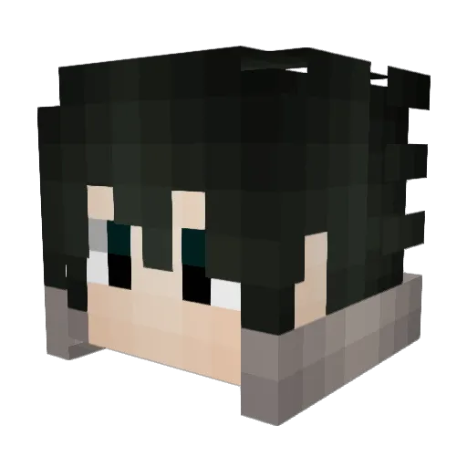 stickythinker Minecraft avatar head, 3D render