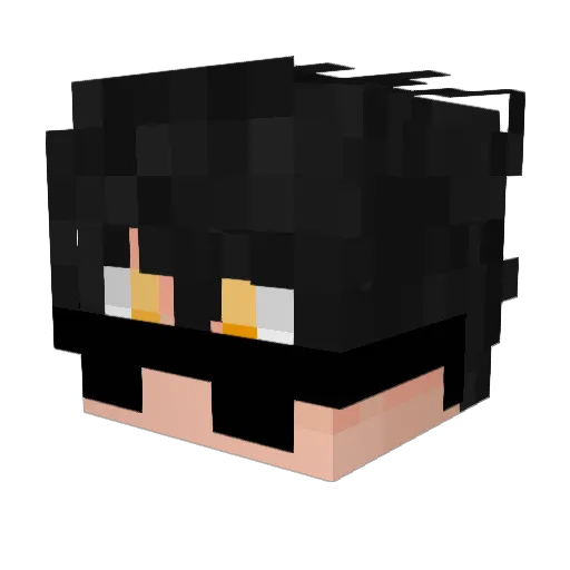 stickyzin Minecraft avatar head, 3D render