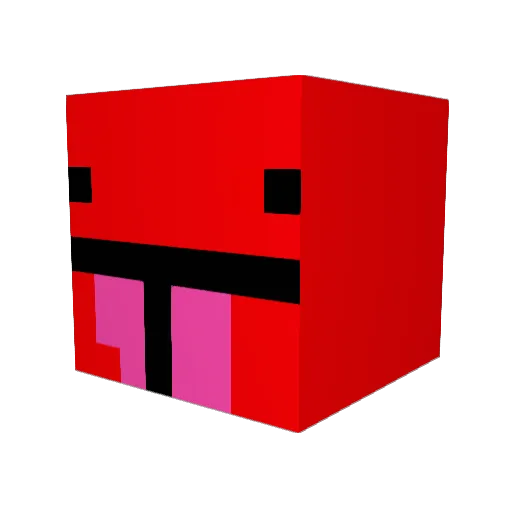 stickzoo Minecraft avatar head, 3D render