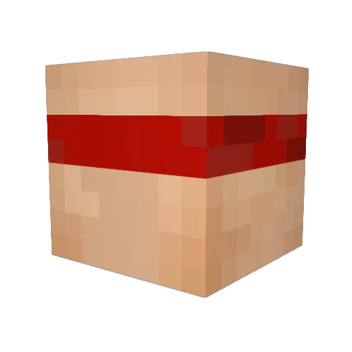stifflee Minecraft avatar head, 3D render