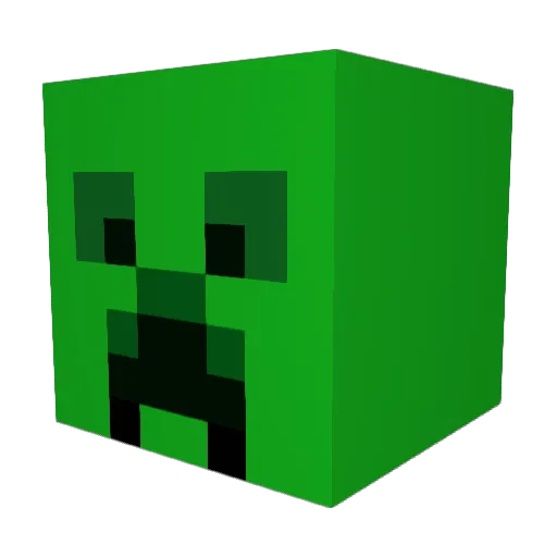 stigslime Minecraft avatar head, 3D render
