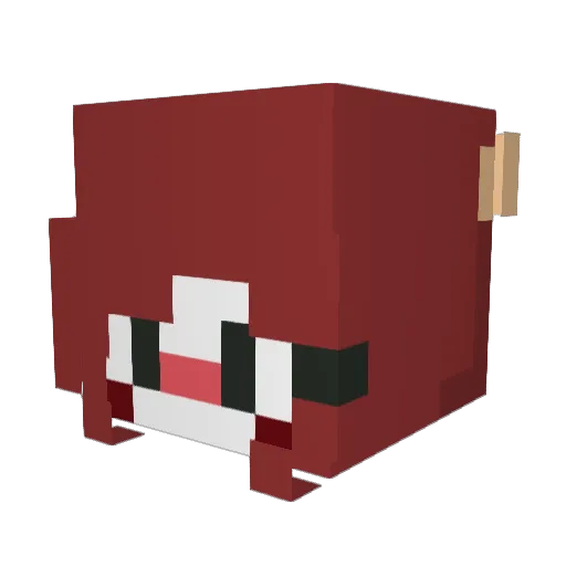 stiinky_rat Minecraft avatar head, 3D render