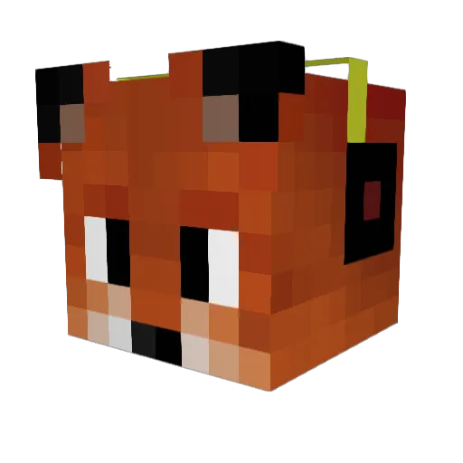 stilefeu Minecraft avatar head, 3D render