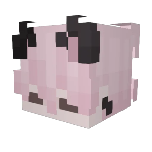 still_far Minecraft avatar head, 3D render