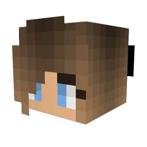 stillabae Minecraft avatar head, 3D render