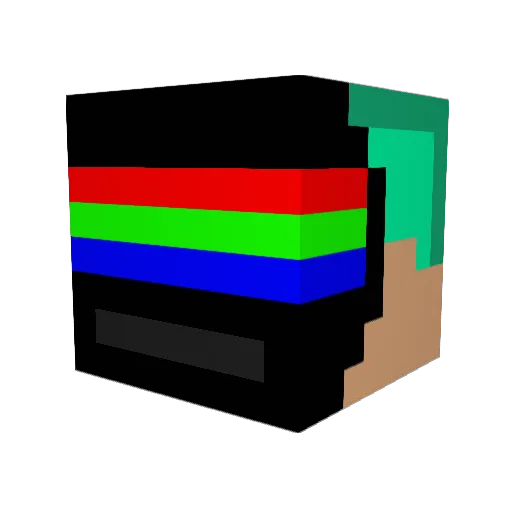 stillamflash Minecraft avatar head, 3D render