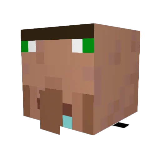 stillbadblood Minecraft avatar head, 3D render