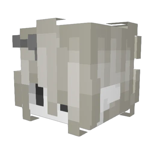 stillbleed Minecraft avatar head, 3D render