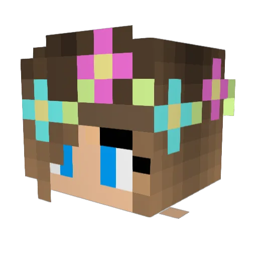 stillhuman_na Minecraft avatar head, 3D render