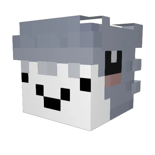 stimil0n Minecraft avatar head, 3D render