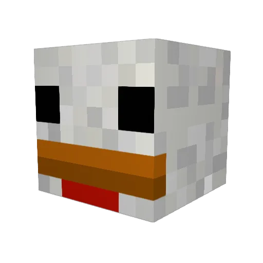 stingbob Minecraft avatar head, 3D render