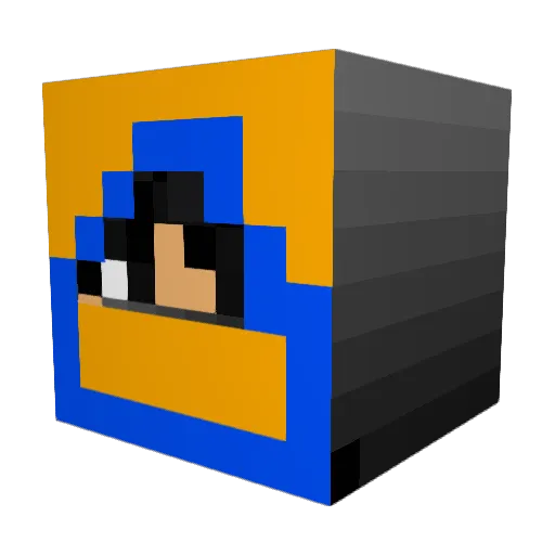 stingray1233 Minecraft avatar head, 3D render