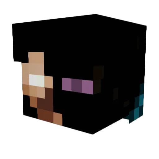 stinkaxe Minecraft avatar head, 3D render