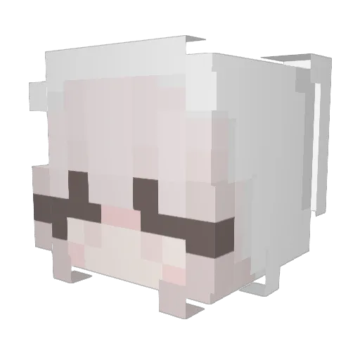 stinkbugxD Minecraft avatar head, 3D render