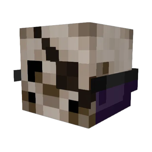 stinkybeyond Minecraft avatar head, 3D render