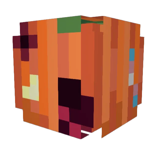 stinkynyix Minecraft avatar head, 3D render