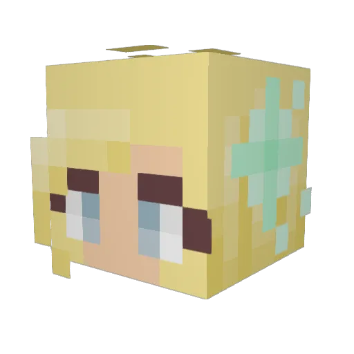 stinmcqueen Minecraft avatar head, 3D render