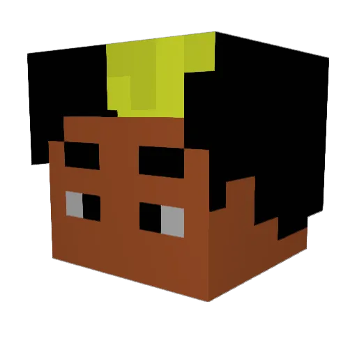 stinna47 Minecraft avatar head, 3D render