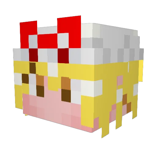stir001 Minecraft avatar head, 3D render