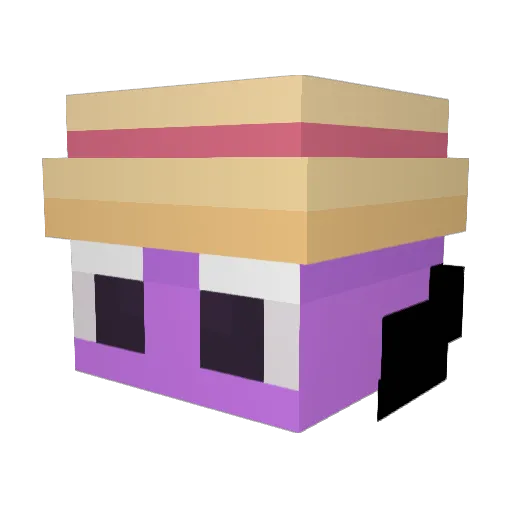 stirZ888 Minecraft avatar head, 3D render