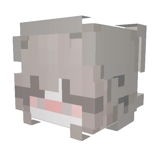 stiraev Minecraft avatar head, 3D render