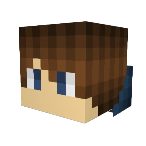 stiro10 Minecraft avatar head, 3D render