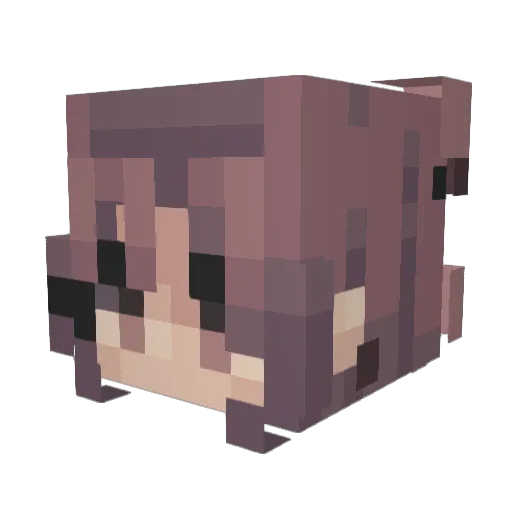 stitch250 Minecraft avatar head, 3D render