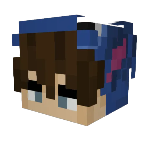 stitch6991 Minecraft avatar head, 3D render