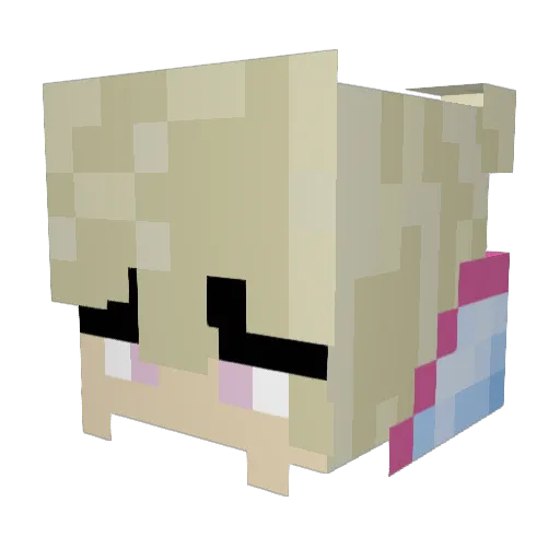 stitch_lover07 Minecraft avatar head, 3D render