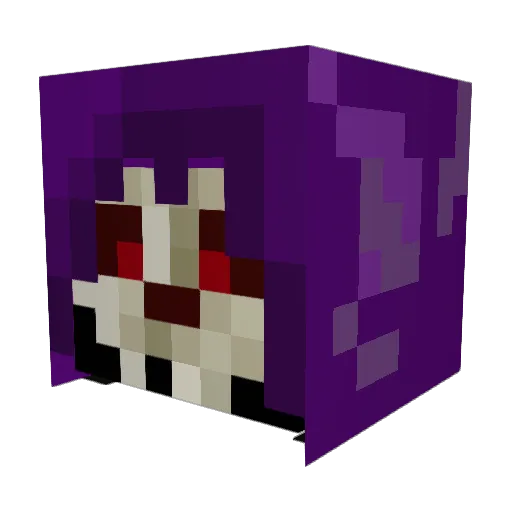 stittchedupdoll Minecraft avatar head, 3D render