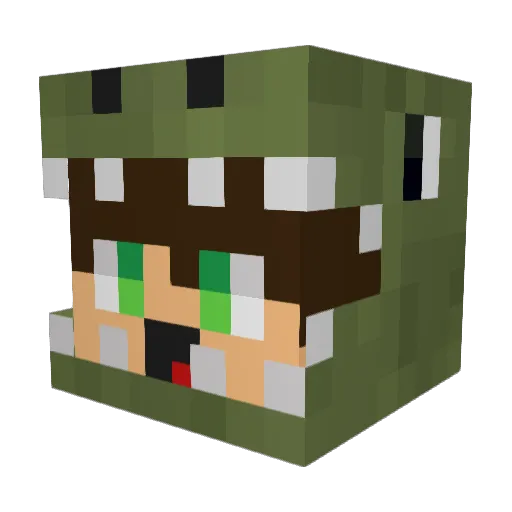 stix90 Minecraft avatar head, 3D render