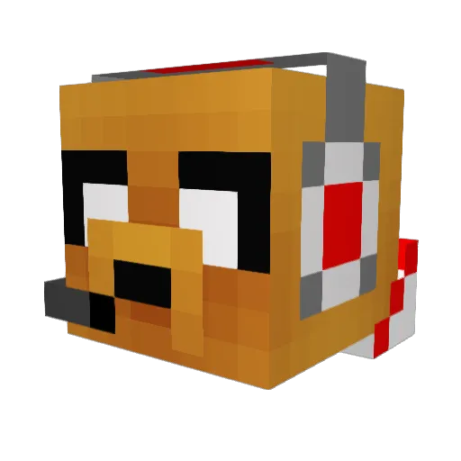 stizZz Minecraft avatar head, 3D render