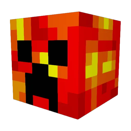 stk12 Minecraft avatar head, 3D render