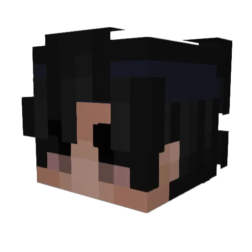 stlDucky Minecraft avatar head, 3D render