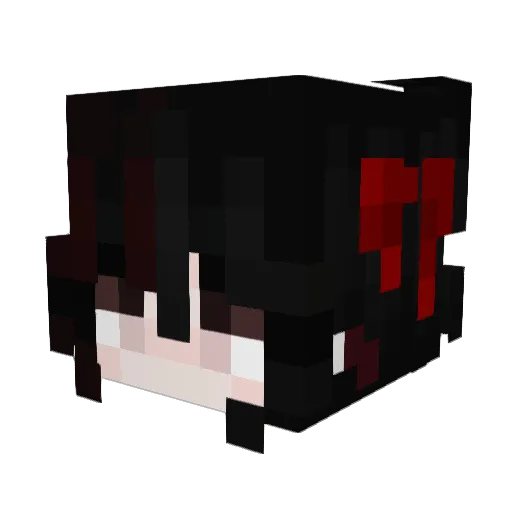 stmb Minecraft avatar head, 3D render