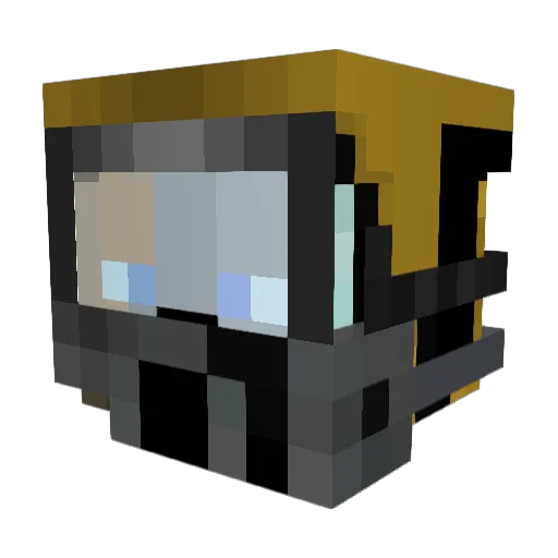 stmbee Minecraft avatar head, 3D render