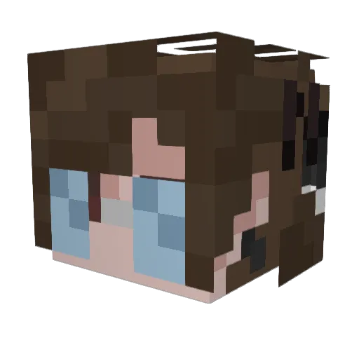 stoGazza Minecraft avatar head, 3D render