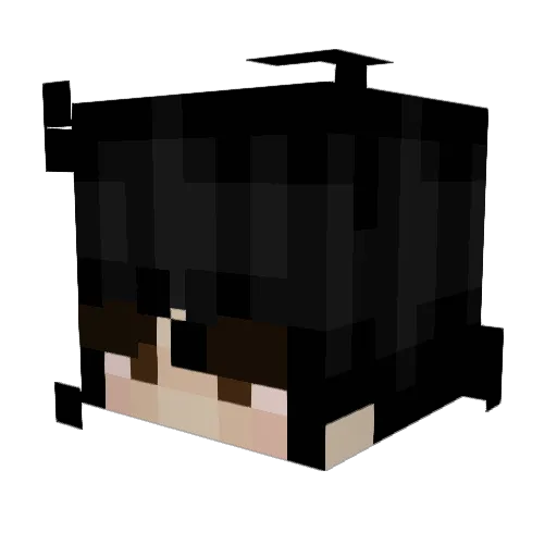 stoatiee Minecraft avatar head, 3D render