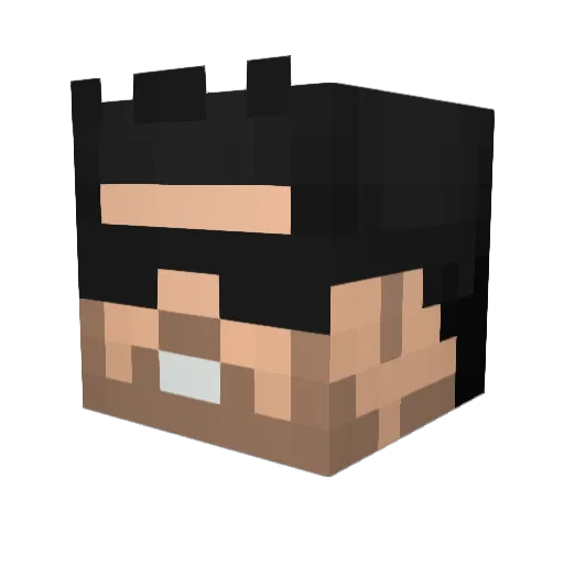 stobigo Minecraft avatar head, 3D render