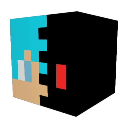 stocki_jr Minecraft avatar head, 3D render