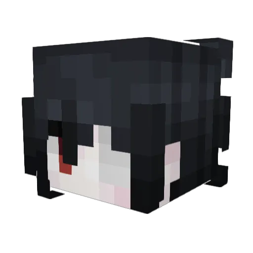 stockings3355 Minecraft avatar head, 3D render