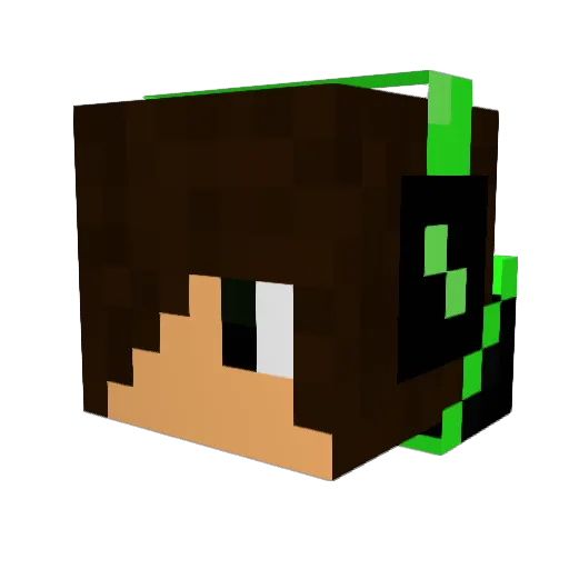 stockman320 Minecraft avatar head, 3D render