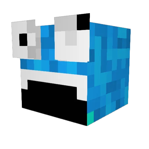 stoder Minecraft avatar head, 3D render