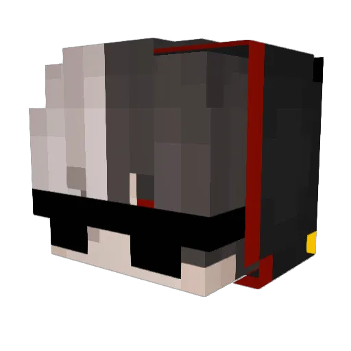 stoffe000210 Minecraft avatar head, 3D render
