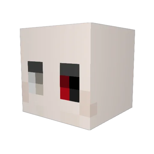 stoichikov Minecraft avatar head, 3D render