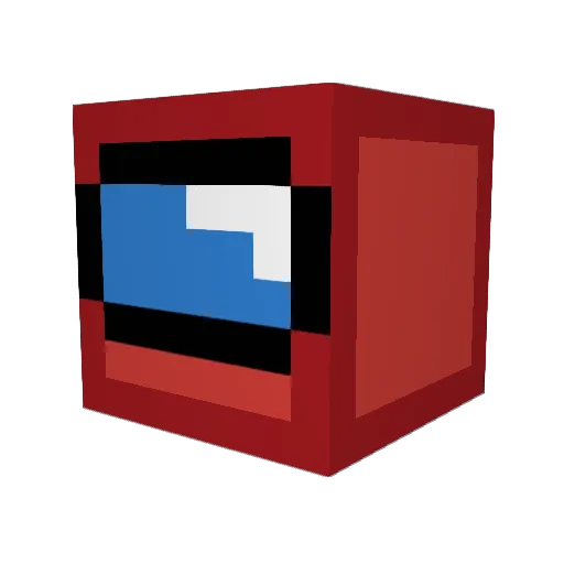 stoichy Minecraft avatar head, 3D render